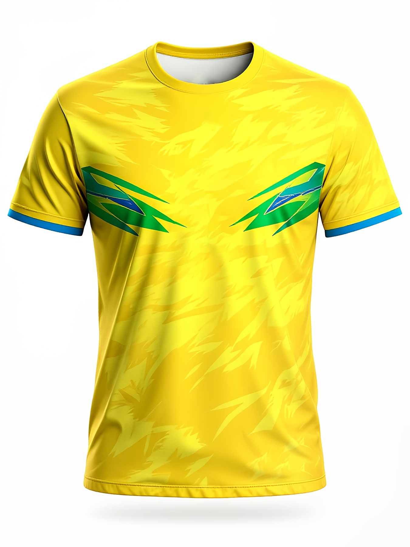 Table Tennis Jersey Butterfly - T-shirt Sportiva Gialla con Stampa Camouflage