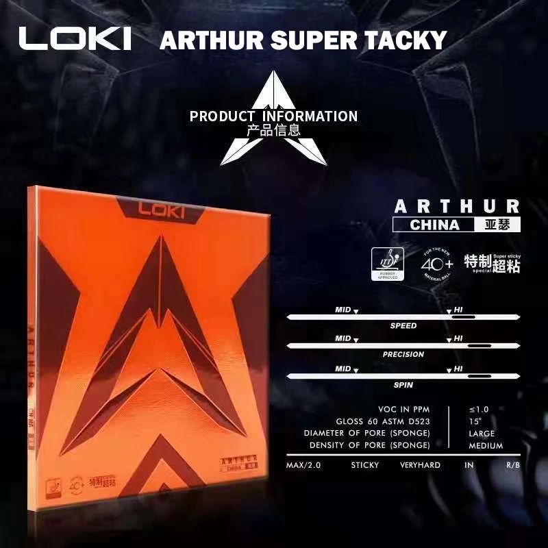Originale LOKI ARTHUR europa/A - Xu Xin Table Tennis recensione e prezzo